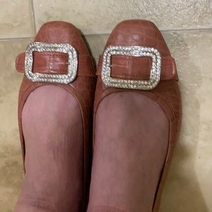 🦋 3 For $15 🦋 Pink, Buckle Flats